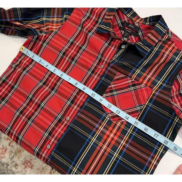 J. Crew Classic-fit boy shirt Stewart tartan Size 2 Top Blouse Holiday Festive - Picture 8 of 13